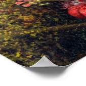 Poster Colibri et Passionnfleurs (Coin)