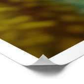 Poster Colibri et tournesol rose (Coin)