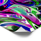 Poster Colibris en vol... (Coin)