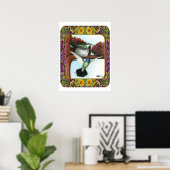 Poster Colibris et Fleurs #3 (Bureau à domicile)