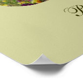 Poster Colibris et Fleurs #3 (Coin)