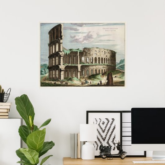 Poster Colisée (Bureau à domicile)