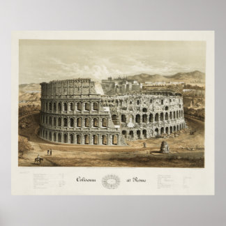 Poster Colisée à Rome