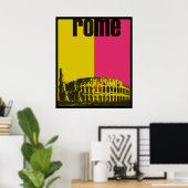 Poster Colisée à Rome (Bureau à domicile)