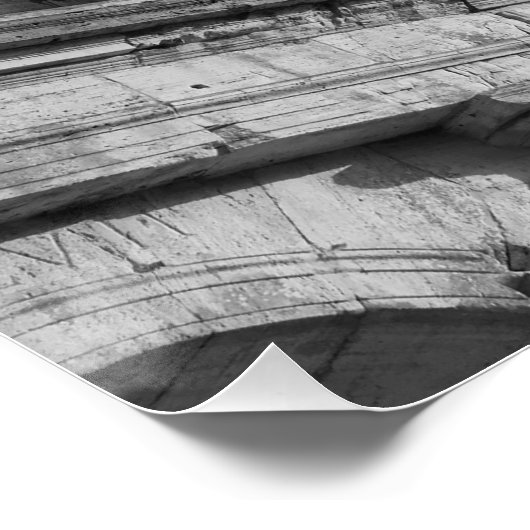 Poster Colisée à Rome. amphithéâtre romain monumental (Coin)