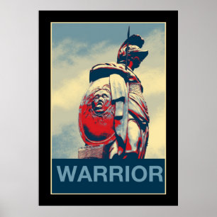 Poster Colisée antique Spartan Warrior Gladiateur romain
