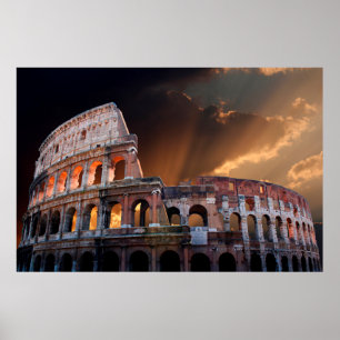 Poster Colisée de la Rome antique