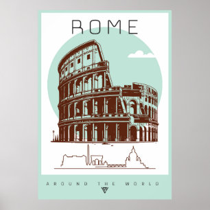 Poster Colisée de Rome