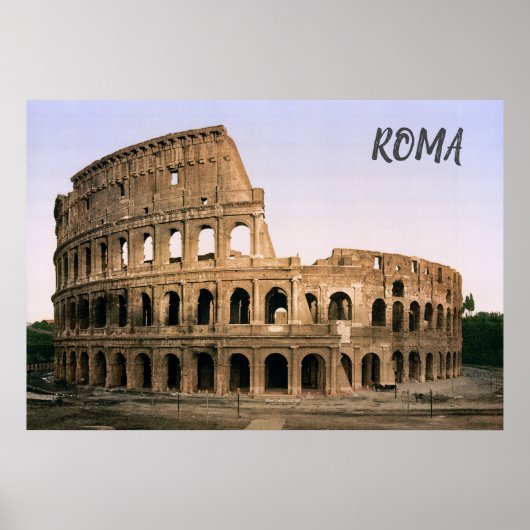 Poster Colisée de Rome (vers 1900) (Devant)