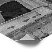 Poster Colisée noir et blanc (Coin)