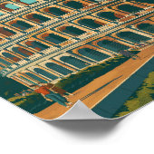 Poster Colisée vintage de Rome (Coin)