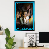 Poster Collaborer - zSpace Poster, 20" x 30" (Bureau à domicile)