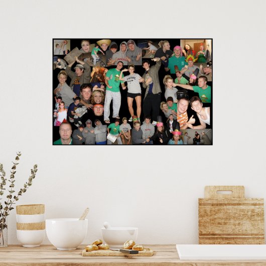 Poster Collage #2 de Justin (Cuisine)