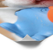 Poster Collage 5 photos avec nom de famille, Chalkboard (Coin)