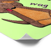 Poster Collage à thème de chien (Coin)