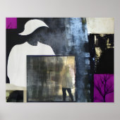 Poster Collage Abstrait figuratif (Devant)