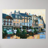 Poster Collage : "Beaune, France" (Devant)