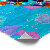 Poster Collage cardiaque en mosaïque (Coin)