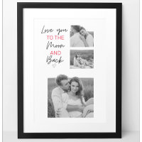 Collage Couple Photo & Citation Romantique À La Lu