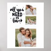 Poster Collage Couple Photo & Tout Ce Dont Vous Avez Beso (Devant)