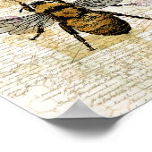 Poster Collage d'abeilles couronnées (Coin)