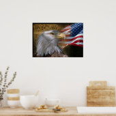 Poster Collage d'aigle (Cuisine)