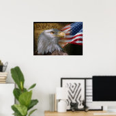 Poster Collage d'aigle (Bureau à domicile)