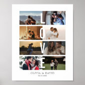 Poster Collage d'amour de 8 photos (Devant)