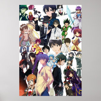 Poster Collage d'Anime 1