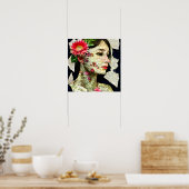 Poster Collage d'art Pretty Woman (Cuisine)