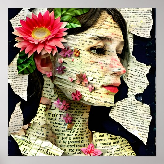 Poster Collage d'art Pretty Woman (Devant)