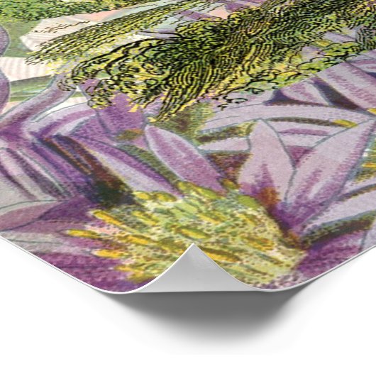 Poster Collage d'art vintage (Coin)