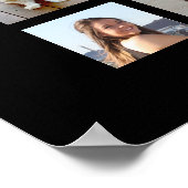 Poster Collage de 20 Modèles photo avec texte personnalis (Coin)