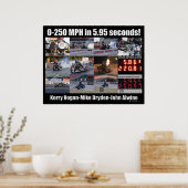 Poster Collage de 250 MPH (Cuisine)