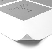 Poster Collage de 60 Modèles photo - Peut modifier la cou (Coin)