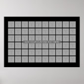 Poster Collage de 60 Modèles photo - Peut modifier la cou (Devant)