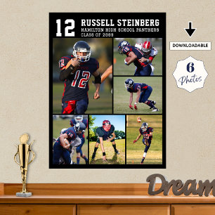 Poster Collage de 6 photos de la soirée des seniors de sp