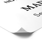 Poster Collage de 6 photos en mémoire funéraire En souven (Coin)