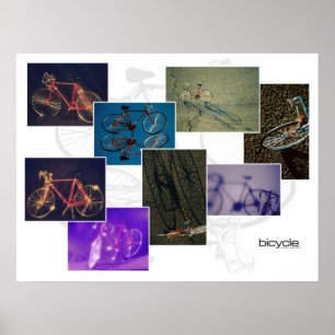Poster Collage de bicyclette