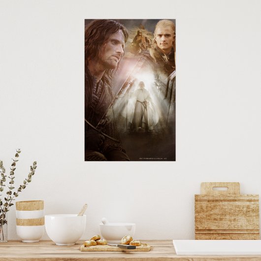 Poster Collage de caractères (Cuisine)