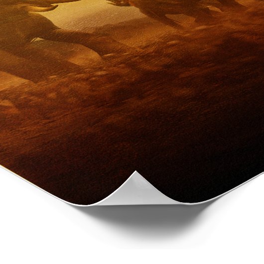 Poster Collage de caractères (Coin)