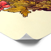 Poster Collage de champignons colorés créatifs (Coin)