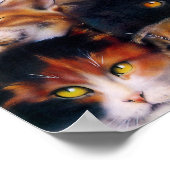 Poster Collage de chats (Coin)