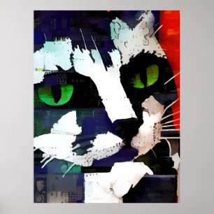 Poster Collage de chats