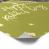 Poster Collage de chaux personnalisé Aquarelle Rabbit (Coin)