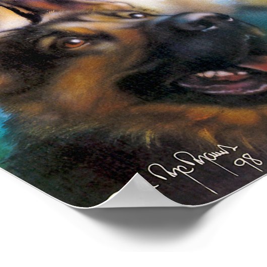 Poster Collage de chiens (Coin)