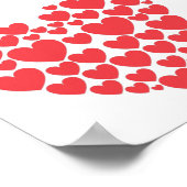 Poster Collage de coeur romantique : Saint Valentin Art (Coin)