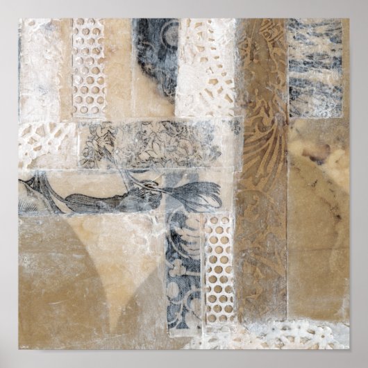 Poster Collage de dentelle I (Devant)