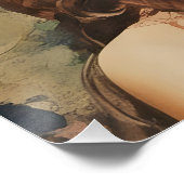 Poster Collage de femmes hippies des années 1970 (Coin)