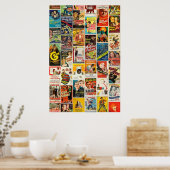 Poster Collage de films classiques (Cuisine)